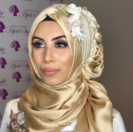 White Bridal Nikkah Look